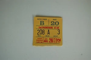 1970 MSG College Basketball Doubleheader Ticket - St. John's, Holy Cross etc - Imagen 1 de 2