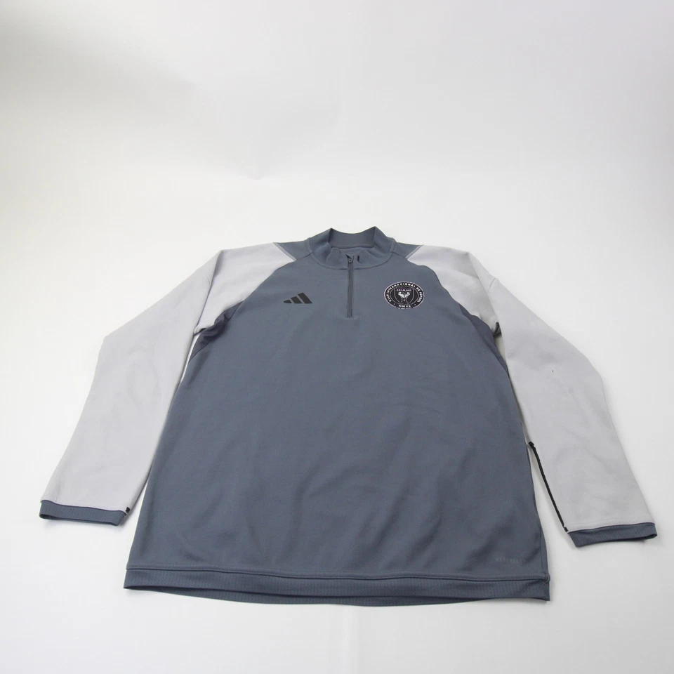 Pullover para hombre Inter Miami CF Adidas gris usado Foto 1 de 1