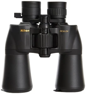 Nikon Binoculars Aculon A211 10-22x50 Porro Prism 10-22x Black/White NEW - Picture 1 of 6