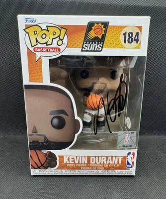 KEVIN DURANT signed  auto PHOENIX SUNS FUNKO POP FIGURE 184 w/ COA PSA AP70058 - Image 1 of 4