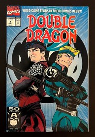 DOUBLE DRAGON #1 Hi-Grade NINTENDO NES BASED VIDEO GAME COMIC Marvel Comics 1991