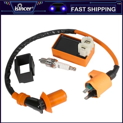 Bobina de encendido Performance Racing bujía caja CDI GY6 50cc 125cc-150cc scooter Foto 1 de 4