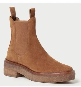 Loeffler Randall Raquel Kakao Zamszowe buty Chelsea 10.5 - Zdjęcie 1 z 5