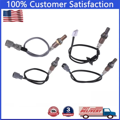 4x Up+Down Oxygen Sensor For Toyota Highlander 2006-07 Lexus RX400h 2006-08 3.3L Foto 1 de 4