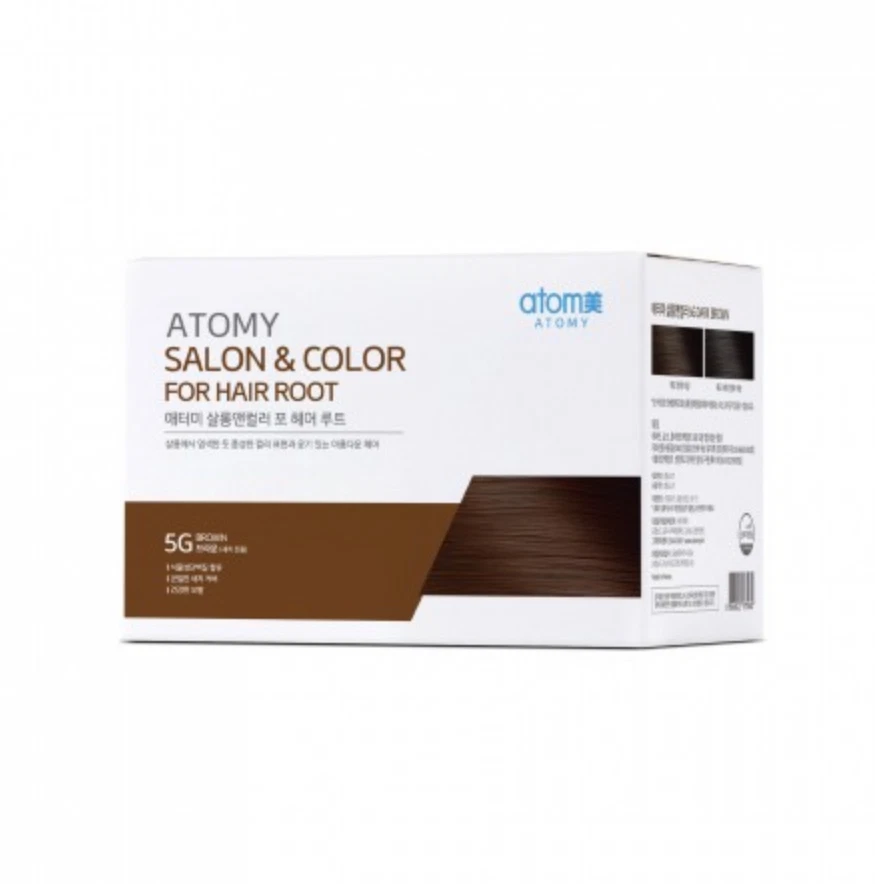 Atomy Salon & Color For Hair Root Regular Brown 5G Color Touch Up Easy 200ml NEW - Image 1 of 1