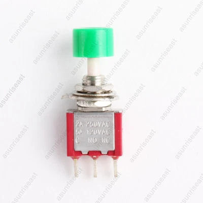 5 x Mini Momentary Click Push Button Switch SPDT NO NC 5A 120V 2A 250V 3pin 6mm - Image 1 of 4
