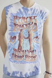 NUEVA Camiseta sin mangas Pink Floyd para hombre XL ""Wish You Were Here"" Tie-Dye - Imagen 1 de 8