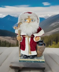 World Market Classic Santa Limited Edition 2012 Pere Noel Folk Art Santa - Bild 1 von 10