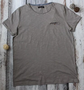 Bequemes Herren T-Shirt grau Kurzarm Rundhals Devred Baumwolle Größe XL - Bild 1 von 3