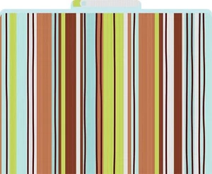 Barker Creek Designer File Folders Set of 12, Ribbon by The Yard, Multi  - Picture 1 of 1