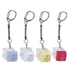 Keyboard Switches Tester Kit Crystal Keychain Toy for Mechanical Keyboard