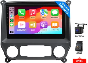 For Chevy Silverado GMC Sierra 2014-2018 Eonon Android 14 Carplay Car Stereo GPS - Picture 1 of 20