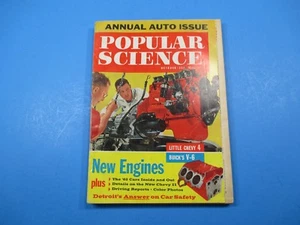 Popular Science Magazine October 1961 Annual Auto Issue New Engines Little Chevy - Imagen 1 de 1