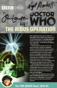 Doctor Who: The Ribos Operation DVD Insert Signed JOHN LEESON & NIGEL PLASKITT - Picture 1 of 1