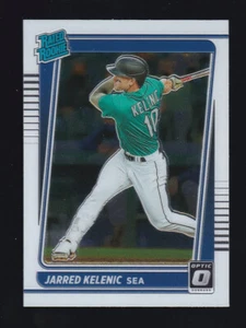 2021 Panini Donrus Optic #135 JARRED KELENIC RR Seattle Mariners RATED ROOKIE - Picture 1 of 2