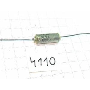Capacitor 33uF 10V 5x12 10% KEMET T110 Tantalum Metal Axial 125C 5pcs - Picture 1 of 3