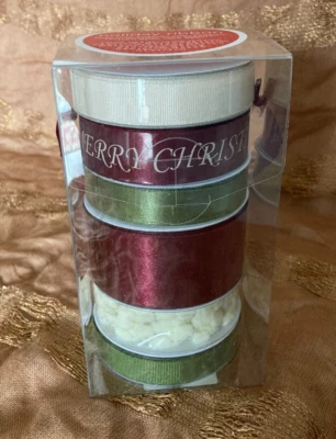 Holiday Ribbon 6 Count 150 ft Total - Image 1 of 4