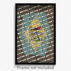 Milton Delaware Poster (DE City Souvenir 11x17 Town Print) - Picture 1 of 1
