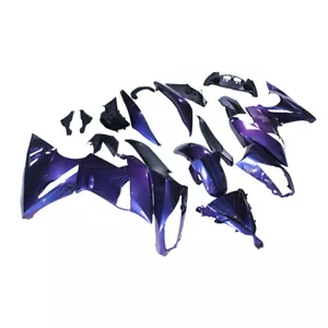 Blue Purple Fairing Kit for 2009-2011 Kawasaki Ninja 650R ER-6F Plastic Bodywork - Picture 1 of 8