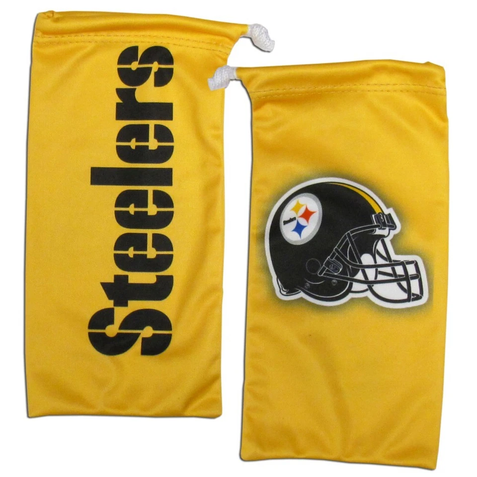 Pittsburgh Steelers Sunglasses Microfiber Bag for Glasses NFL Football - Image 1 of 1