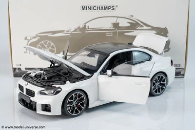 Minichamps 1:18 BMW M2 White 2022 - Diecast Model - Image 1 of 4