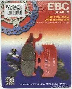 EBC Carbon TT REAR Disc Brake Pads Fits YAMAHA YFM700 RAPTOR (2006 to 2012) - Picture 1 of 1