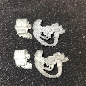Space Marine Heavy Bolter Bits (2) Metal oop SM 40k - Picture 1 of 1