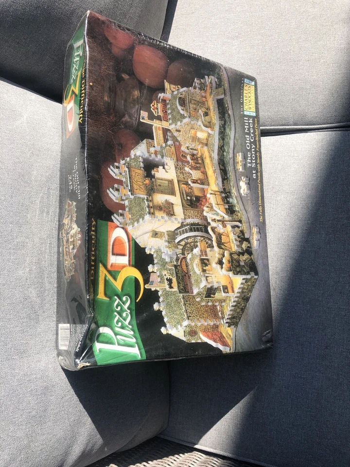 Puzz 3d Puzzle Charles Wysocki The Old Mill at Stoney Creek 1998 Vintage