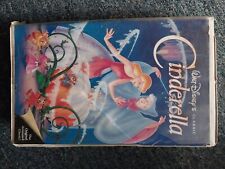 Walt Disney's Classic Cinderella (VHS, 1988) Black Diamond Edition & Snow White 