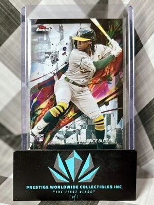 2024 Topps Finest Base Common 86 Lawrence Butler, Oakland Athletics RC - Image 1 of 2