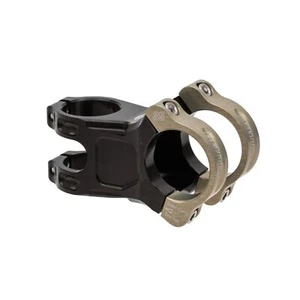 Renthal Apex 35mm Stem Clamp: 35mm +/-6 Deg 1 1/8" Length: 40/50/60mm Black/Gold - Picture 1 of 3