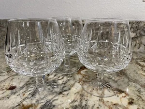 3 WATERFORD MADE IN IRELAND KYLEMORE BRANDY SNIFTERS BARWARE GLASSES,EX COND - Picture 1 of 4