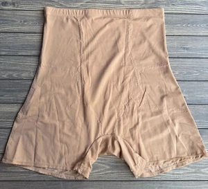 High Waist Body Shaper Shorts Nude Seamless Tummy Control Cozee Corner Womens L - Picture 1 of 3