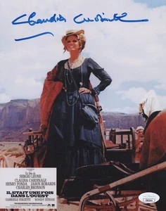 Claudia Cardinale signiert 8x10 Once Upon a Time in the West Auto Foto JSA COA - Bild 1 von 3