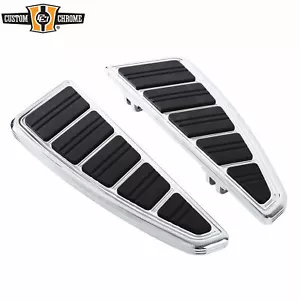 Chrome Rider Floorboards Driver Footboards Fit For Harley Touring Trike Softail - Picture 1 of 6