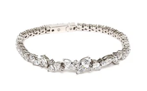 Pulsera tenis Nadri cristal plateado W1246 - Imagen 1 de 1