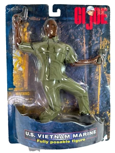 GI Joe Vietnam Marine 12” Action Figure 1998 Hasbro Classic Posable MOC Bends - Picture 1 of 6