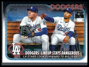Freddie Freeman / Mookie Betts 2024 TOPPS SERIES 2 #401 DODGERS - Picture 1 of 2