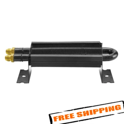 Derale 13310 2 Pass 8" Series 7000 Copper/Aluminum Cooler w/Mount Brackets, -6AN - Image 1 of 4