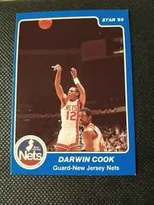 1984-85 DARWIN COOK STAR NBA CARD #90 NEW JERSEY NJ BROOKLYN NETS PORTLAND - Picture 1 of 2
