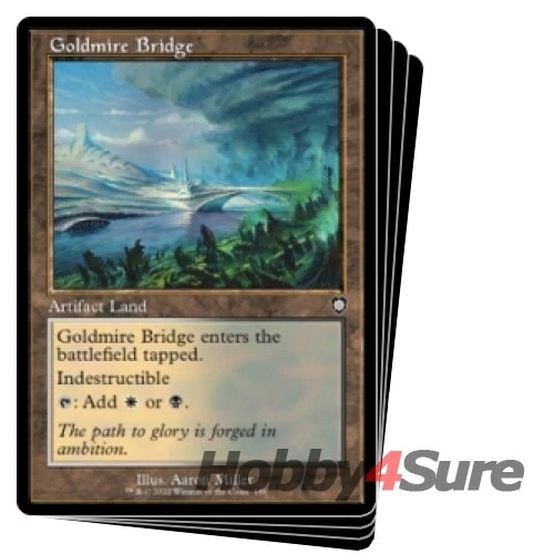 Goldmire Bridge X4 M/NM Magic: The Gathering MTG The Brothers' War: Commander - Image 1 of 1