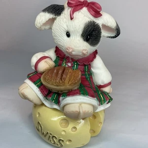 Mary's Moo Moos "Amici svizzeri come te...le vacanze sono grandiose" 2000 Enesco Vintage - Foto 1 di 5