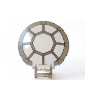 LEGO® Part 18675pb02 - Dish 6 x 6  SW 8 Spoke Radial Cockpit Pattern - Picture 1 of 1