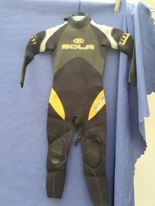 7-9 Yrs Sola Long Leg Wet Suit Wavewear Wetsuit Water Skiwear Swimsuit - Picture 1 of 8