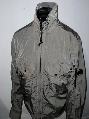 C.P. Company Men's Full Zip Jacket Chrome R Medium Grey/Khaki - Image 1 of 4