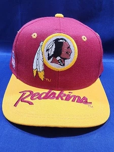 Vintage Washington Redskins Sports Specialities Mütze rot verstellbar Snapback Cap - Bild 1 von 11