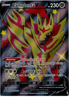 Zamazenta V (Shiny) - - Promo - SWSH: Sword & Shield Promo Cards - SWSH293 - NM - Image 1 of 2