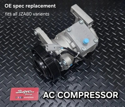 TOYOTA SUPRA JZA80 MKIV 93-02 AC AIR CONDITIONING COMPRESSOR PUMP AFTERMARKET - Image 1 of 3