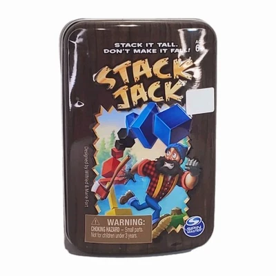STACK JACK Fast Stacking Dexterity Strategy Family Game ▪︎ In Tin - Image 1 of 4