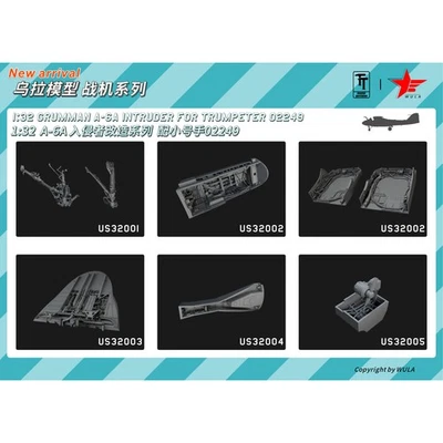 wula model 1/32 GRUMMAN A-6A INTRUDER FOR TRUMPETER O2249 - Image 1 of 4